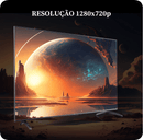 Projetor de Cinema LED 4k - Wi-Fi - Android