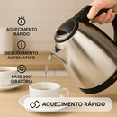 Chaleira Elétrica Inox Premium 1.8L – Água Quente em Segundos
