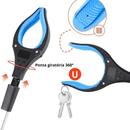 Garra dobrável com clipe giratório de 360°