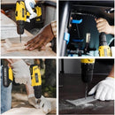 PowerDrill Xtreme™ – Parafusadeira e Furadeira 48V com 2 Baterias, Maleta e Acessórios